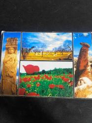 4 Kare Türkiye Kartpostal 16.5x12 ebatında