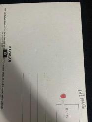 4 kare Türkiye Kartpostal 16.5x12 ebatında