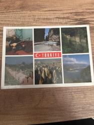 Efes- saklıkent fethiye - sumela manastırı - Kapadokya - ölü deniz   kartpostal 17x12 ebatında