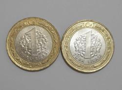 15 Temmuz Şehitleri ve Büyük Taaruzun 100. Yılı Hatıra 1 Lira (2'li lot)