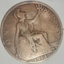 İNGİLTERE 1914  1 PENNY
