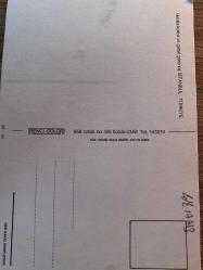 Galata kulesi ve İstanbul genel görünüş Kartpostal 15.5x10.5 ebatında