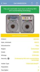 PCGS MS62BN – 1908 B İsviçre 1 Rap Sertifikalı | NFC Çipli Özel Koleksiyon Parası