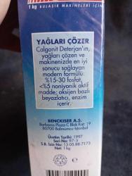 Eski dönem deterjan kutusu :calgonit 1kg