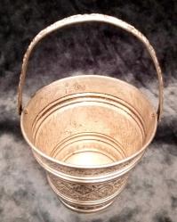 FRANSIZ KABARTMA İŞÇİLİKLİ BUZ KOVASI 12*11 CM EBABINDA