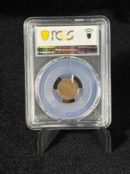 PCGS MS63BN Sertifikalı – 1908 B İsviçre 1 Rappen | Koleksiyonluk Bronz Para