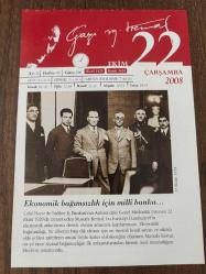 22 EKİM 2008 - TAKVİM YAPRAĞI - DOĞUM GÜNÜ HEDİYESİ - GAZİ MUSTAFA KEMAL ATATÜRK FOTOĞRAFLI BÜYÜKÇEKMECE BELEDİYESİ TAKVİMİ - Ekonomik bağımsızlık için millî banka - 'Sevr'i kafasından silmeyenlerle dost olmayız' - 1909- İlk kadın pilot Elsie Roche, ilk uçuş denemesini gerçekleştirdi - 1919- Amasya'da, Mustafa Kemal Paşa ile İstanbul Hükümetinin Bahriye Nazırı Salih Paşa arasında Amasya Protokolü