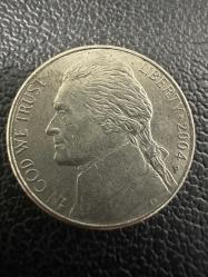 ABD USA Amerika 5 Cent 2004 P Hatıra Lewis ve Clark Sevkinin 200. Yıldönümü. Keelboat