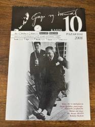 10 KASIM 2008 - TAKVİM YAPRAĞI - DOĞUM GÜNÜ HEDİYESİ - GAZİ MUSTAFA KEMAL ATATÜRK FOTOĞRAFLI BÜYÜKÇEKMECE BELEDİYESİ TAKVİMİ - 