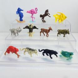Kinder Joy Natoons Hayvanları Serisi - 12 Adet Tam Set - Sürpriz Yumurta Oyuncakları - Mini Figürler - Hayvan Figürleri