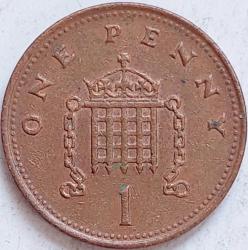 BİRLEŞİK KRALLIK 1 Penny, 2001 ÇÇT (II. Elizabeth)