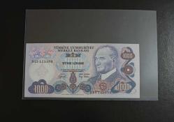 6.EMİSYON 1.TERTİP D SERİSİ 1000 LİRA ÇİL KONDİSYONDA