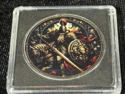 Kanada 5 Dolar 2024 – Knights of Honour: Lion of War – 1 Oz Gümüş (Sınırlı Üretim 300 Adet)