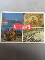Bodrum -Antakya - deve güreşi - Efes  Kartpostal 16.5x11.5 ebatında