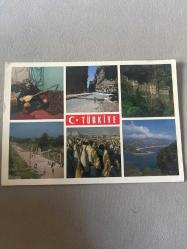 Efe - saklıkent Fethiye - sumela manastırı - Efes - Kapadokya - ölü Deniz  Kartpostal 16.5x11.5 ebatında