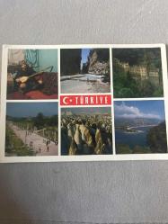 Efe - saklıkent Fethiye - sumela manastırı - Efes - Kapadokya - ölü Deniz  Kartpostal 16.5x11.5 ebatında