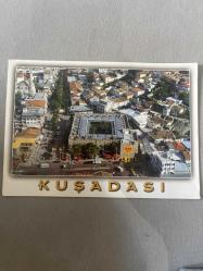 Kuşadası kervansaray keskin color    Kartpostal 16.5x11.5 ebatında