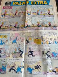 HÜRRİYET GAZETESİ HÜRRİYET PAZAR EXTRA 2 GAZETESİ DOĞUM GÜNÜ GAZETESİ - 7 AĞUSTOS 1966 - Bizimkiler - Fatoş - Güngörmüşler - Kemal Bisalman - Brigitte Bardot - Sylvie Vartan - Barbara Neals - Sophie Lamiral - Nicole Grasser - Bataille - Sizde kalp var mı - Bu sıcakla çalışamıyorum - İyi bir şoför müsünüz - Direksiyonu tutuşunuz karakterinizi açıklıyor - Bacağınıza bakan var beş tavsiye - Aşk ancak üç ay yaşar - Her zerremde hayatın sarhoşluğunu - Pazardan dinlenmek güzelliğinizin ömrünü artırıyor - El yazısı hastalığı ortaya koyuyor - Dizlerin görünmesi çirkin mi - Garip bir arkadaşlık - 70 bin liralık mücevherler - Beş ayrı biçimde gözlerinizin şekli - Hanımlar erkek gözü her an üstünüzde - Bebekler ana kucağından baba kucağına geçti - Bir insanın gözleri ruhunun aynasıdır - Parasıız pulsuz yaşanır ama Johnny’siz asla - Lükse bayılıyorum her şeyin en güzelini en pahalısını istiyorum