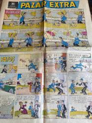 HÜRRİYET GAZETESİ HÜRRİYET PAZAR EXTRA 2 GAZETESİ DOĞUM GÜNÜ GAZETESİ - 24 NİSAN 1966 - Bizimkiler - Fatoş - Güngörmüşler - Kemal Bisalman - Filistu - Sultan Abdülhamid - Cariye Filistu - P. Rosset - Rosset - M. M. Elise - Dr. Rosset - Cennet - Murat Yıldırım - Şah Rıza - Prens Rıza - Prenses Kıyam - Atatürk - Gripin - Bernard Gaubel - S. Rosset - İyi bir ev hanımı mısınız - Bu tılsımlı yakut yüzüğü parmağında taşıyana kimse fenalık yapamaz - Her milletin kadın tipi başka - Anne ben nasıl dünyaya geldim - Şekerli ve hamurlu yiyeceklerden kaçınız - Kalori mühim değil - Erkekler eşlerine yalan söylemeli mi - Bir kraliçe olmak zor - Adale ağrılarına karşı - Cevapsız kalan çeşitli sualler çocuğu kötü meraka sürüklüyor - Kadınlarda ideal vücut ölçüleri - Bir milletin kadın tipi başka - Bu listeyi mutlaka mutfağınıza asın - Rejim size neler kazandıracak - Kendini şişman gören kadının zayıflama rejimi çok yavaş olmalı sarsılmamalı ve mutlaka doktor kontrolünde olmalıdır