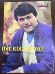 FERDİ ÖZBEĞEN POSTERİ - GONG HEDİYESİ - 56 x 38 cm EBADINDA - DÖNEMİNE AİT, ORİJİNAL - ARKA SAYFA; SAMİME SANAY, BENİ HATIRLA ALBÜM REKLAMI