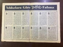 SES 1971 YILDIZLAR TAKVİMİ POSTERİ - SES DERGİSİ HEDİYESİ - 62 x 47 cm EBADINDA - DÖNEMİNE AİT, ORİJİNAL, FİKRET HAKAN, SOPHIA LOREN, ALAIN DELON, MICK JAGGER, MURAT SOYDAN, YILMAZ GÜNEY, NEBAHAT ÇEHRE, İZZET GÜNAY, NATHALIE DELON, DAVID MC CALLUM, FATMA KARANFİL, YILDIZLARA GÖRE YILLIK FALINIZ