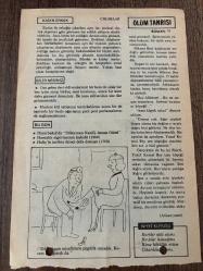 4 OCAK 1979 - TAKVİM YAPRAĞI - DOĞUM GÜNÜ HEDİYESİ - HÜRRİYET TAKVİMİ -  ÖLÜM TANRISI ROMANI - Polonya'da çeteciler, 2 treni havaya uçurdu - Hindi-Çini'nde Kızıl Vietnam birlikleriyle Fransız ve Vietnam kuvvetleri arasındaki şiddetli savaşlarda iki taraf da ağır kayıplar verdi
