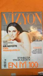 VİZYON DERGİSİ - MART 2000 -  RANA PİRİNÇCİOĞLU – ESİN MARAŞLIOĞLU – AYŞE ARMAN – KEZBAN HATEMİ – SEDEF YILMABAŞAR – NESRİN TOPKAPI – KARL LAGERFELD – MAZHAR ALANSON – EBRU - VİZYON – MODADA MEVSİMİN ÖNCÜLERİ – İSTANBUL'DA YİYECEK-İÇECEKTE EN İYİ 100 – CHANEL – CHRONOSWISS – BERTOLUCCI – DERISHOW – DKNY – CALVIN KLEIN – PENTI WORLD – SHEBA KNITWEAR – YAKUP-2 – BEYOĞLU EMEK SİNEMASI – ALO GARANTİ – EUROVISION  - 114 SAYFA