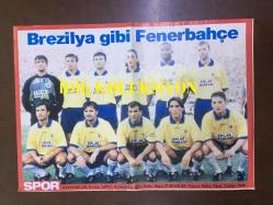 FENERBAHÇE FUTBOL TAKIMI 1995-96 ve ELVIR BOLİÇ POSTERİ - ARKALI ÖNLÜ - 41 x 30 cm EBADINDA - RÜŞTÜ REÇBER, SAFFET, KEMALETTİN, EROL BULUT, UCHE, GÖGH, FEYYAZ UÇAR, BOLİÇ, OĞUZ ÇETİN, TAYFUN, TARIK