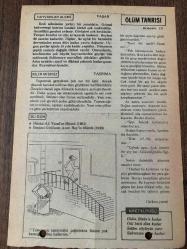 26 ŞUBAT 1979 - TAKVİM YAPRAĞI - DOĞUM GÜNÜ HEDİYESİ - HÜRRİYET TAKVİMİ -  ÖLÜM TANRISI ROMANI - Hasan Ali Yücel'in ölümü (1961) - Besteci Giriftzen Asım Bey'in ölümü (1929)