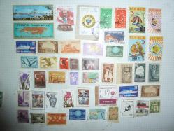 NADİR DEĞERLİ TÜRKİYE CUMHURİYETİ YERLİ PUL LOTU 210 ADET+50 ADET DAMGASIZ YERLİ PUL TOPLAM 260 ADET