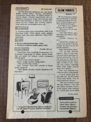 8 NİSAN 1979 - TAKVİM YAPRAĞI - DOĞUM GÜNÜ HEDİYESİ - HÜRRİYET TAKVİMİ -  ÖLÜM TANRISI ROMANI - Şer'iye mahkemelerinin lağvı (1924) - Nusretiye Camisinin ibadete açılışı (1826)