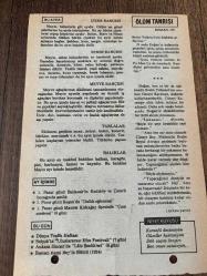1 MAYIS 1979 - TAKVİM YAPRAĞI - DOĞUM GÜNÜ HEDİYESİ - HÜRRİYET TAKVİMİ -  ÖLÜM TANRISI ROMANI - Dünya Trafik Haftası - Selçuk'ta 