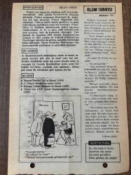 8 MAYIS 1979 - TAKVİM YAPRAĞI - DOĞUM GÜNÜ HEDİYESİ - HÜRRİYET TAKVİMİ - ÖLÜM TANRISI ROMANI - Sporcu Samim Var'ın ölümü (1976) - 2. Dünya Savaşı nın sonu (1945) - Güreşçi Çoban Mehmet'in ölümü (1969) - İnönü'nün CHP Genel Başkanlığından istifası