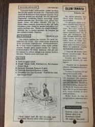15 MAYIS 1979 - TAKVİM YAPRAĞI - DOĞUM GÜNÜ HEDİYESİ - HÜRRİYET TAKVİMİ - ÖLÜM TANRISI ROMANI - İzmir'in işgali (1919) - Balıkesir Susurluk Panayırı (3 gün) - Tekirdağ Hayrabolu Panayırı (3 gün)