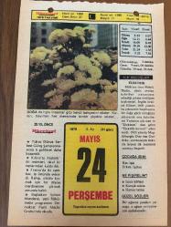 24 MAYIS 1979 - TAKVİM YAPRAĞI - DOĞUM GÜNÜ HEDİYESİ - HÜRRİYET TAKVİMİ - ÖLÜM TANRISI ROMANI - Balıkesir Kepsut Panayırı - Profesör ve yazar Selahattin Batu'nun ölümü - Cihan Şampiyonu Kara Ahmet'in ölümü (1902)