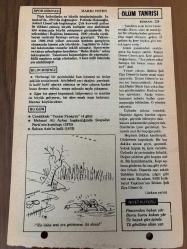 30 MAYIS 1979 - TAKVİM YAPRAĞI - DOĞUM GÜNÜ HEDİYESİ - HÜRRİYET TAKVİMİ - ÖLÜM TANRISI ROMANI - Çanakkale 