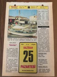 25 HAZİRAN 1979 - TAKVİM YAPRAĞI - DOĞUM GÜNÜ HEDİYESİ - HÜRRİYET TAKVİMİ - PİS BİR İŞ ROMANI - Balıkesir'de Şamlı Panayırı - Kore Savaşı'nın başlaması (1950)