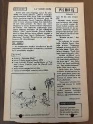 8 AĞUSTOS 1979 - TAKVİM YAPRAĞI - DOĞUM GÜNÜ HEDİYESİ - HÜRRİYET TAKVİMİ - PİS BİR İŞ ROMANI - Bitlis'in 