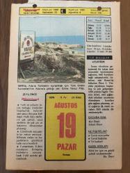 19 AĞUSTOS 1979 - TAKVİM YAPRAĞI - DOĞUM GÜNÜ HEDİYESİ - HÜRRİYET TAKVİMİ - PİS BİR İŞ ROMANI - Günseli Başar'ın Avrupa Güzeli seçilmesi - Şair Tevfik Fikret'in ölümü (1915)