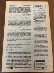 1 EYLÜL 1979 - TAKVİM YAPRAĞI - DOĞUM GÜNÜ HEDİYESİ - HÜRRİYET TAKVİMİ - PİS BİR İŞ ROMANI - Uşak'ın Kütahya'nın Gediz ilçesinin İzmir'in kiraz ve Eskişehir'in Seyitgazi ilçelerinin 