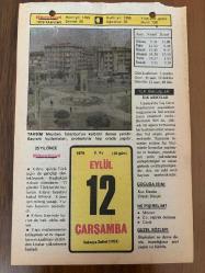 12 EYLÜL 1979 - TAKVİM YAPRAĞI - DOĞUM GÜNÜ HEDİYESİ - HÜRRİYET TAKVİMİ - PİS BİR İŞ ROMANI - Kurtuluş Günü: Ankara'nın Haymana, Bursa' nın Mudanya, İzmir'in Urfa ve Manisa'nın Kırkağaç ilçelerinin