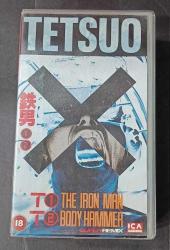 TETSUO THE IRON MAN & TETSUO BODY HAMMER * 2 ADET VİDEO KASET BİR ARADA * İNGİLİZCE ALTYAZILI VHS VİDEO KASET