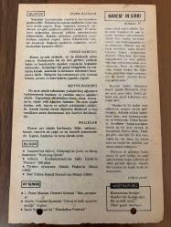 1 KASIM 1979 - TAKVİM YAPRAĞI - DOĞUM GÜNÜ HEDİYESİ - HÜRRİYET TAKVİMİ - HAREM'İN SIRRI ROMANI - İstanbul'da Silivri, Tekirdağ'da Çorlu ve Saray ilçelerinin 