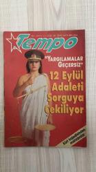 TEMPO HAFTALIK HABER DERGİSİ - YIL 1  - SAYI: 41  -  11-17 EYLÜL    -  1988  -  YARGILAMALAR GEÇERSİZ - 12 EYLÜL ADALETİ SORGUYA ÇEKİLİYOR - KÜRT TRAJEDİSİNDEN MANZARALAR - KARA KARA MİNİKLER - KÜRT SORUNU ÇEHRE DEĞİŞTİRDİ - ÖLDÜREN ŞÜPHE - TEKTE TEKLİYORLAR - STALİN TÜRK DOSTUMUYDU - DÖRTYÜZ YILLIK NEFRET DEPREŞİNCE - ÇELİK BEY - ÇIPLAK GÜZELDİR - DALGA GEZGİNLERİ - AHMET KOÇTÜRK - HALUK ŞAHİN - AYŞE HIZIROĞŞU - NURTEN YAMAN - KÜBRA YAZAR - GÜNDÜZ GEDİKOĞLU - NAHİT MENTEŞE - MUSTAFA ATAY - HASAN CELAL GÜZEL - BAŞAK İŞCELEBİ - TAYİP ERDOĞAN - NİHAL ÇANTACI - ÜNSAL OSKAY - HÜLYA KOÇYİĞİT - NERGİS BOZKURT - YILDIRIM İNCEALEMDAROĞLU - SEDAT KALENDER - UMİT ÇEŞNİCİ - SERDAR KARATAŞ - SANDY KEAPNS -    82 SAYFA - TAM TAKIM DERGİ