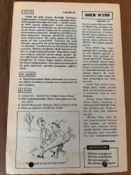 27 ARALIK 1979 - TAKVİM YAPRAĞI - DOĞUM GÜNÜ HEDİYESİ - HÜRRİYET TAKVİMİ - HAREM'İN SIRRI ROMANI - Ankara'da 