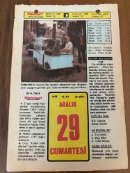 29 ARALIK 1979 - TAKVİM YAPRAĞI - DOĞUM GÜNÜ HEDİYESİ - HÜRRİYET TAKVİMİ - HAREM'İN SIRRI ROMANI - İsmet Paşa'nın emri altına girmeyi kabul etmeyen Çerkes Ethem'in Kütahya'da Milli Kuvvetlere karşı saldırıya geçmesi (1920)