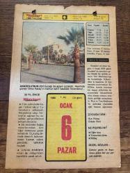 6 OCAK 1980 - TAKVİM YAPRAĞI - DOĞUM GÜNÜ HEDİYESİ - HÜRRİYET TAKVİMİ - HAREM'İN SIRRI ROMANI - Eski Dışişleri Bakanlarından Tevfik Rüştü Aras'ın ölümü (1972) - Kurucu Meclis'in ilk toplantısı (1961) - Besteci Hüseyin Sadettin Arel'in ölümü (1955) - Osmanlı sarayına ilk Fransız elçisinin kabul