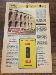 8 OCAK 1980 - TAKVİM YAPRAĞI - DOĞUM GÜNÜ HEDİYESİ - HÜRRİYET TAKVİMİ - HAREM'İN SIRRI ROMANI - Hatay'a bağlı Erzin'in kurtuluşu - Türk dostu arkeolog Profesör Albert Gabriel'in ölümü (1973) - Hirfanlı Barajı'mın hizmete girişi (1960)