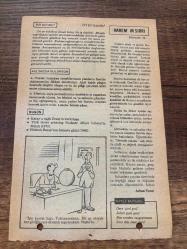 8 OCAK 1980 - TAKVİM YAPRAĞI - DOĞUM GÜNÜ HEDİYESİ - HÜRRİYET TAKVİMİ - HAREM'İN SIRRI ROMANI - Hatay'a bağlı Erzin'in kurtuluşu - Türk dostu arkeolog Profesör Albert Gabriel'in ölümü (1973) - Hirfanlı Barajı'mın hizmete girişi (1960)