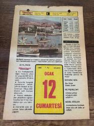 12 OCAK 1980 - TAKVİM YAPRAĞI - DOĞUM GÜNÜ HEDİYESİ - HÜRRİYET TAKVİMİ - HAREM'İN SIRRI ROMANI - Ünlü polis romanları yazarı Agatha Christie'nin ölümü (1976) - Mareşal Fevzi Çakmak'ın emekliye ayrılması - Osmanlı Mebusan Meclisi'nin son toplantısı (1920) - 2. Osman'ın kardeşi Şehzade Mehmet'in idamı